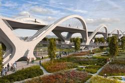 Rendering of 6th street viaduct by Michael Maltzan