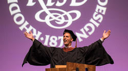 Commencement 2023 speaker Ari Shapiro addresses the crowd