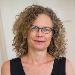 a photo portrait of RISD faculty member Susan Doyle