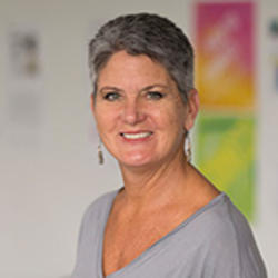 a photo portrait of RISD faculty member Meg DeCubellis