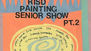 painting senior show flyer 